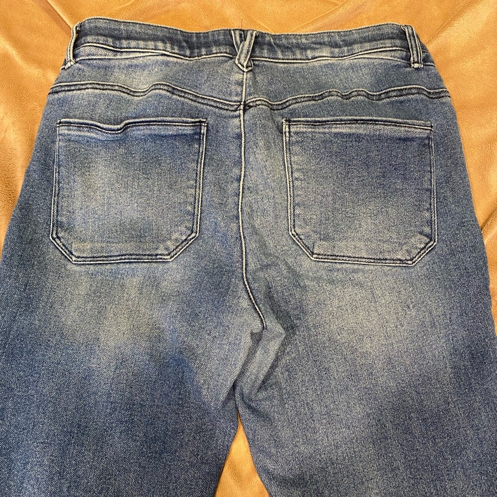 Wit & Wisdom Blue Straight Leg Jeans - Picture 3 of 8